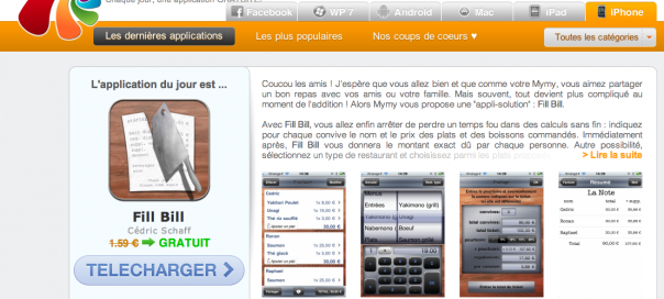 Application du jour, un site pour découvrir de nouvelles applications Application du jour, un site pour découvrir de nouvelles applications