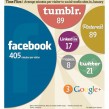 Réseaux sociaux : Temps moyen passé par un internaute (janvier 2012)