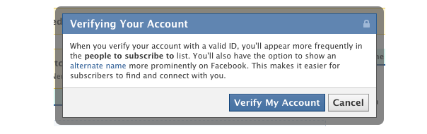 Facebook lance les comptes vérifiés et les pseudonymes Facebook lance les comptes vérifiés et les pseudonymes