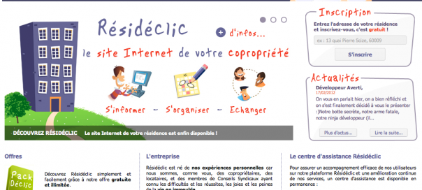Résidéclic, le réseau social des voisins Résidéclic, le réseau social des voisins