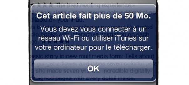 Apple : Augmentation de la taille maximale de téléchargement en 3G à 50 Mo Apple : Augmentation de la taille maximale de téléchargement en 3G à 50 Mo