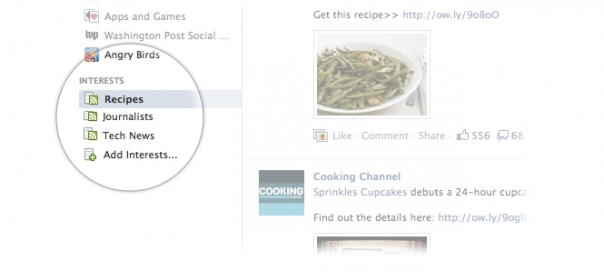 Facebook : Lancement discret des listes d’intérêts Facebook : Lancement discret des listes d’intérêts