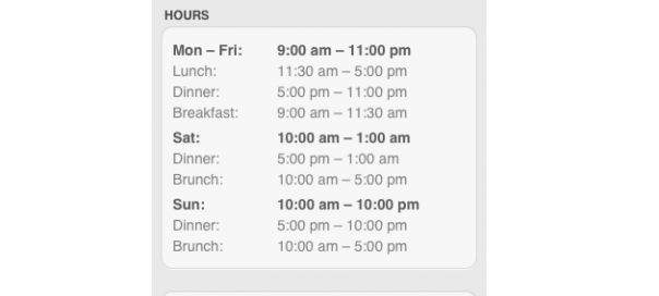 Foursquare : Ajout des horaires des commerces Foursquare : Ajout des horaires des commerces