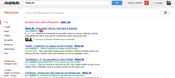 Google Play dans le menu et nouveau bouton Google+1 Google Play dans le menu et nouveau bouton Google+1