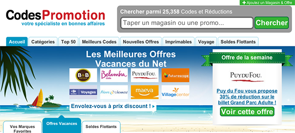 Codes Promotion : Réductions et bonnes affaires du web