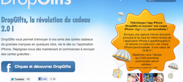 DropGifts, le leader mondial du social gifting