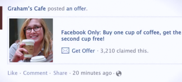 Facebook : Lancement des offres locales dans votre timeline Facebook : Lancement des offres locales dans votre timeline