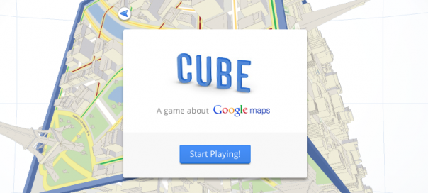 Google Cube : Un jeu HTML5 à la sauce Google Maps
