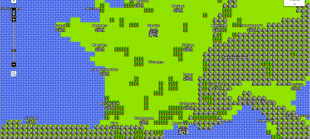 Google Maps en 8 bits Google Maps en 8 bits