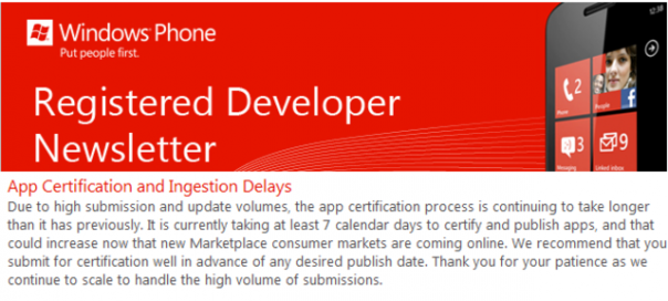 Windows Phone : Renforcement des vérifications sur les nouvelles applications soumises Windows Phone : Renforcement des vérifications sur les nouvelles applications soumises