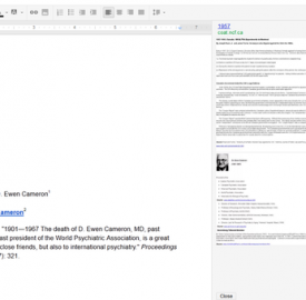 Google Docs : Une nouvelle barre de recherche rapide