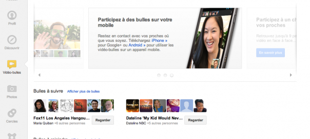 Google+ : Les Hangouts en direct disponibles pour tous Google+ : Les Hangouts en direct disponibles pour tous