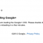 Google+ : Chargement critique de feuille de style (CSS)