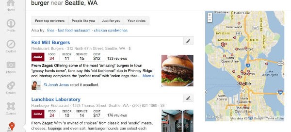 Google+ local : La recommandation sociale débarque