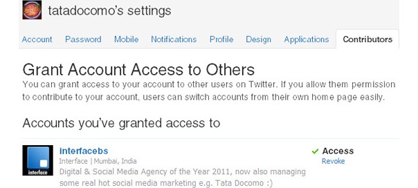 Twitter : Contributeurs, pour partager l’accès à un compte
