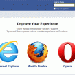 Google Chrome : Facebook ne recommande plus le navigateur web