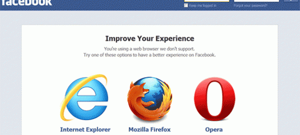 Google Chrome : Facebook ne recommande plus le navigateur web