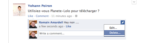 Facebook : Modifier ses commentaires, c’est possible !