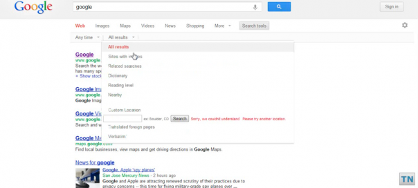 Google : Nouvelle interface utilisateur en test (juin 2012)