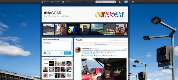 Twitter : Lancement des pages Hashtags