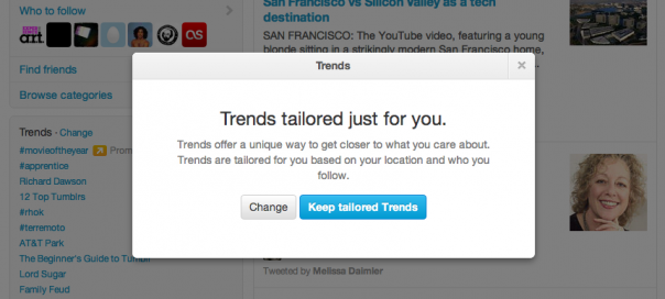 Twitter : Un algorithme de tendances sur mesure