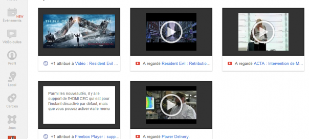 Google+ : Historique des interactions à la Timeline Facebook
