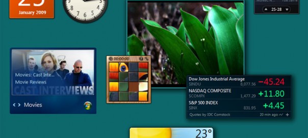 Windows 8 : Abandon des gadgets