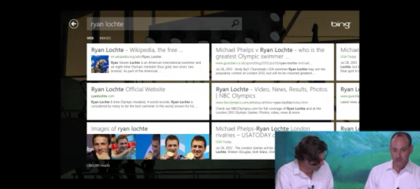Bing : L’application Windows 8 présentée en vidéo