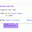 Google Agenda : Les Hangouts intégrés aux évènements