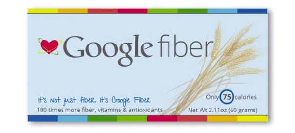 Google Fiber Bar : Vitamines & antioxydants pour seulement 75 calories