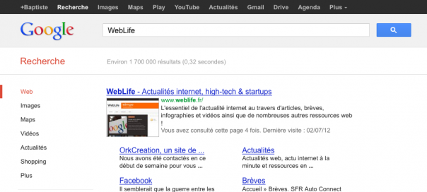 Google : Les SERPS de 7 résultats explosent