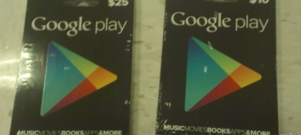 Google Play : Cartes cadeaux prépayées de 10$ et 25$