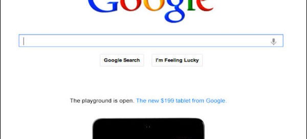 Google : Une publicité animée sur sa page d’accueil