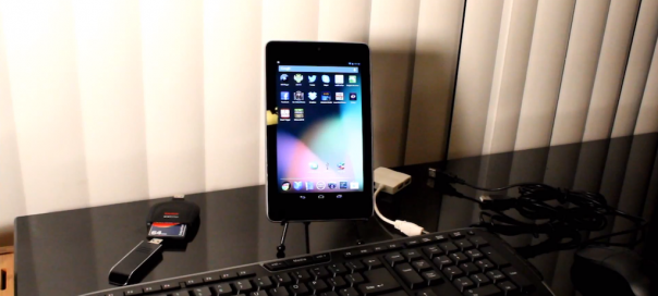 Google Nexus 7 : Mémoire supplémentaire via câble OTG