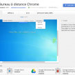 Google Chrome : Bureau à distance en extension