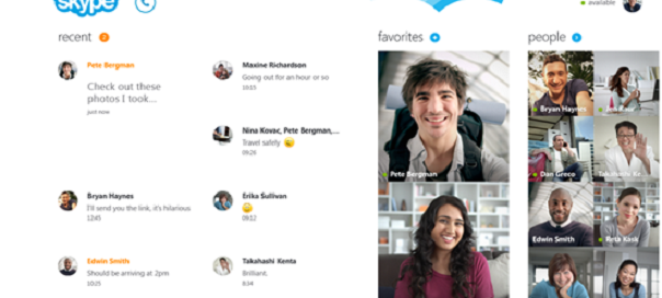 Skype : Sortie de la version Windows 8