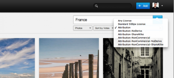 500px : Les Creative Commons bientôt disponibles