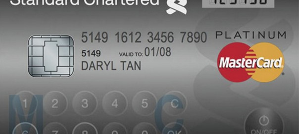 MasterCard : Ecran et clavier tactile sur sa CB