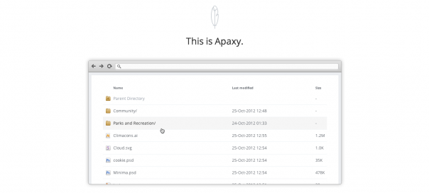 Apaxy : Donner du style à ses index Apache Apaxy : Donner du style à ses index Apache