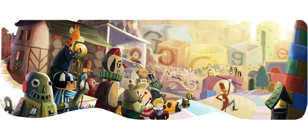 Google : Joyeuses fêtes de fin d’année 2012