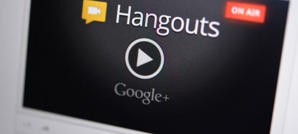 Google Hangout : Mode plein écran pour les lives à un présentateur