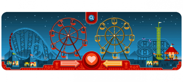 Google : George Ferris & la Saint Valentin en doodle