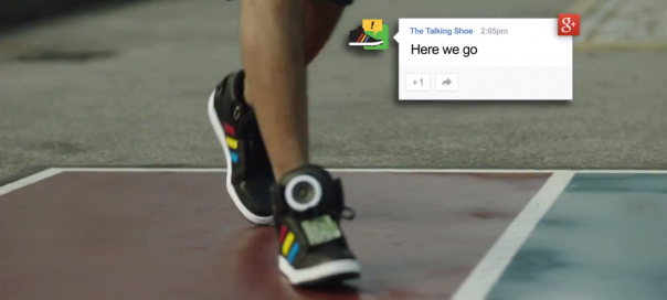 Google Talking Shoe : Des chaussures connectées et parlantes ?