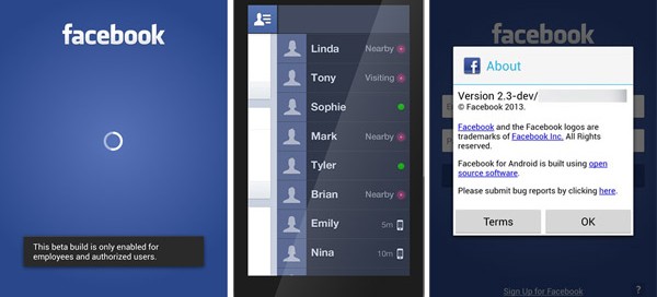 Facebook : Devenez testeur des applications Android