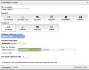 Google Analytics : Widgets temps réel pour le dashboard