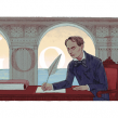 Google : Charles Baudelaire et ses albatros en doodle