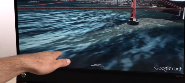 Google Earth : Leap Motion, navigation 3D avec la main