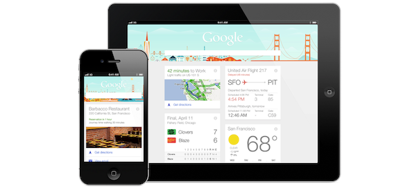 Google Now : Application mobile iOS pour iPhone & iPad