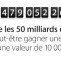 App Store : 10 000 dollars de cadeaux pour le 50ème milliards téléchargement