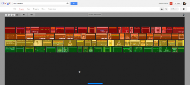 Google : Atari Breakout, l’easter egg de Google Images